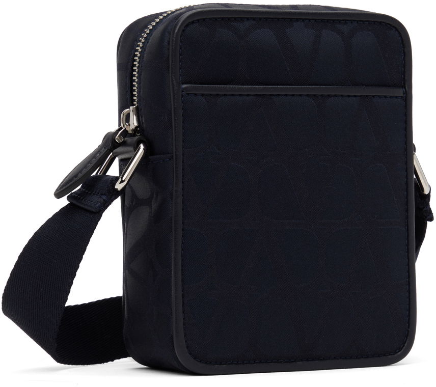 Taška cez rameno Valentino Valentino Garavani Small Iconographe Nylon Messenger Bag Navy | 5Y2B0C30CSH, 1