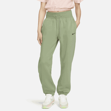 Tepláky Nike Sportswear Phoenix Fleece Zelené | DQ5887-386, 0