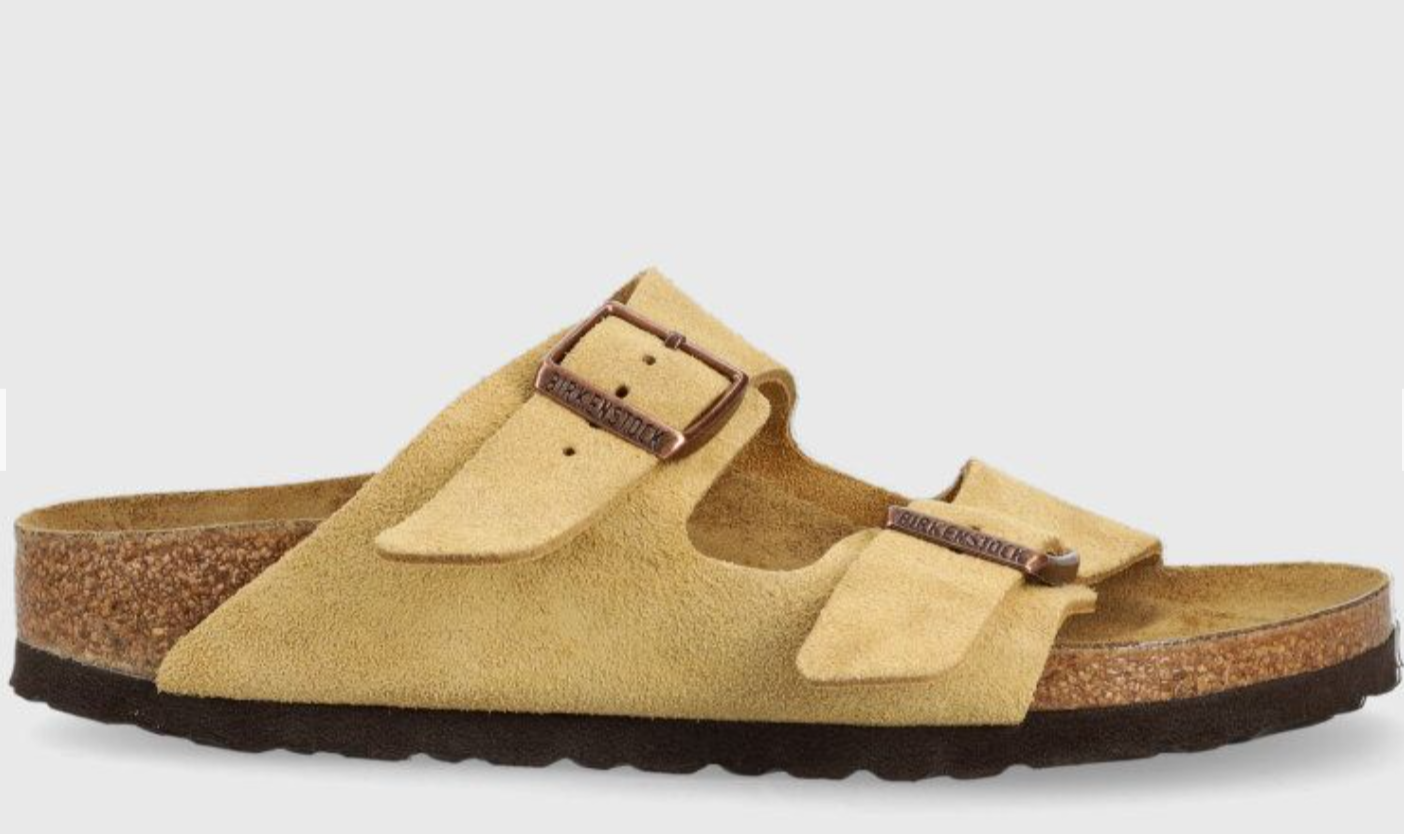 Tenisky a topánky Birkenstock Arizona Suede Leather "Latte Cream Narrow Fit" Béžová | 1026174, 0
