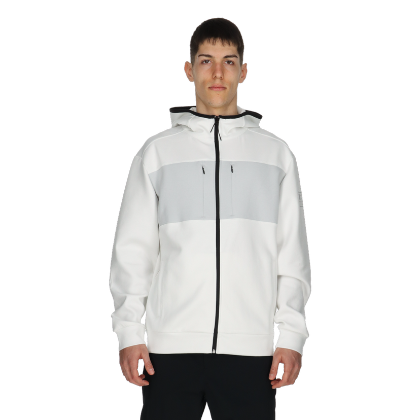 Mikina Champion Color Block Full-Zip Hooded Jacket Biela | 219762-WW033