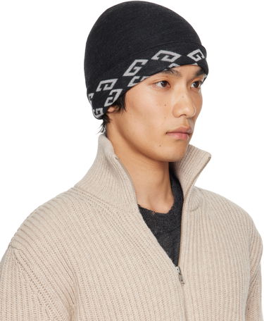 Kulicha Givenchy Givenchy 1972 Monogram Reversible Beanie Čierna | 710003975001-U7930, 1