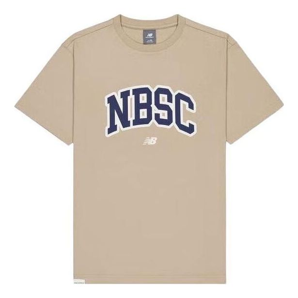 Tričko New Balance NBSC Graphic T-Shirt Béžová | AMT42322-SOT, 0