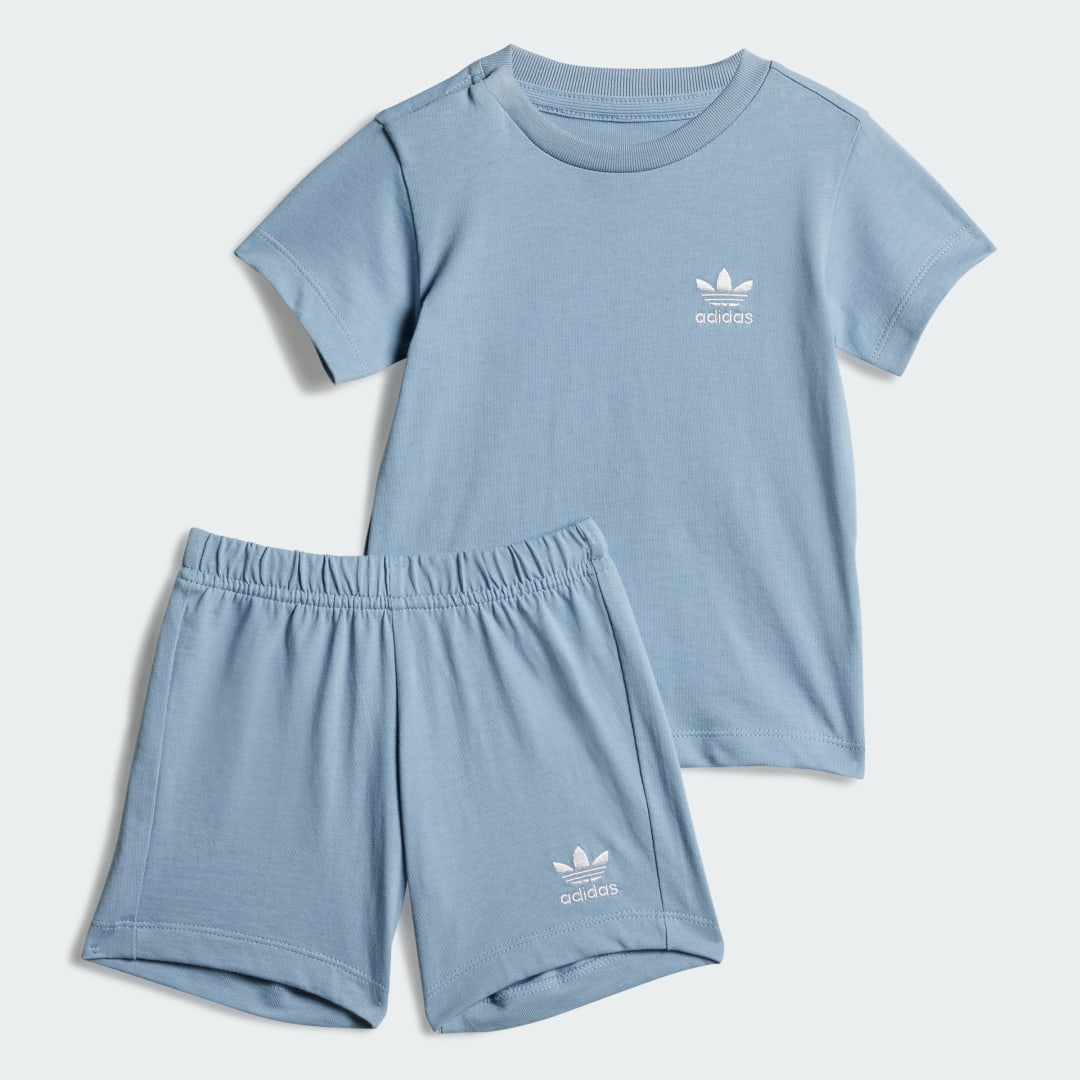 Súprava adidas Performance Kids' Shorts and Tee Set Modrá | JY4871, 0