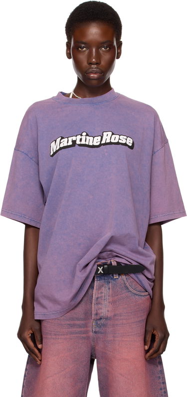Tričko Martine Rose Martine Rose Oversized Short Sleeve T-Shirt Fialová | 621JE03115, 0