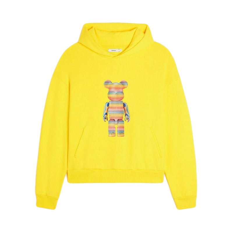 Mikina PANGAIA Pangaia x Haroshi x Medicom Toy Recycling Hoodie Biela | 752-148-0001, 1