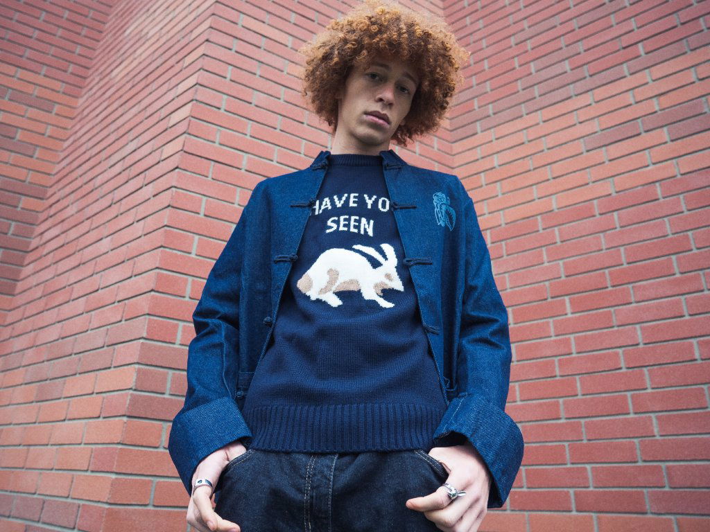 Mikina BAPE Ursus Round Neck Knit Čierna | 3860-120-002, 1