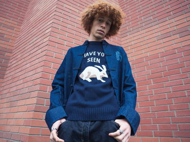 Mikina BAPE Ursus Round Neck Knit Čierna | 3860-120-002, 1