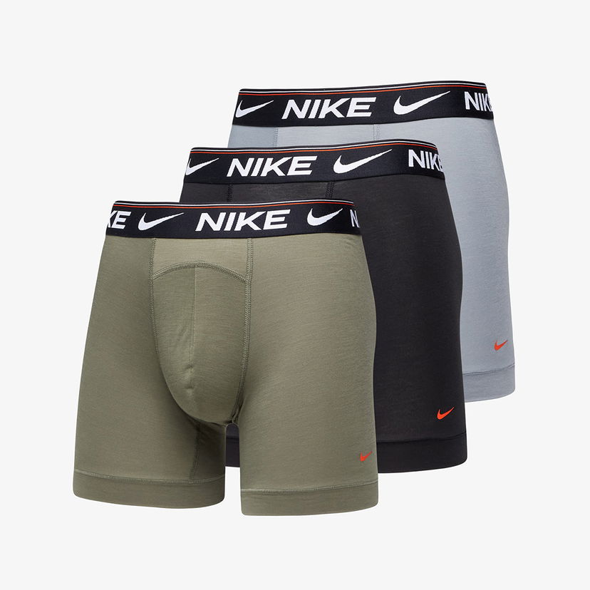 Spodná bielizeň a ponožky Nike Dri-FIT Ultra Comfort Boxer Brief 3-Pack Rôznofarebný | 0000KE1257-WZS