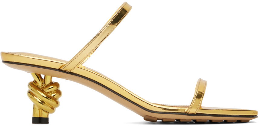 Doplnky Bottega Veneta Bottega Veneta Blink Knot Heeled Sandals Žltá | 775417 V3H60, 0