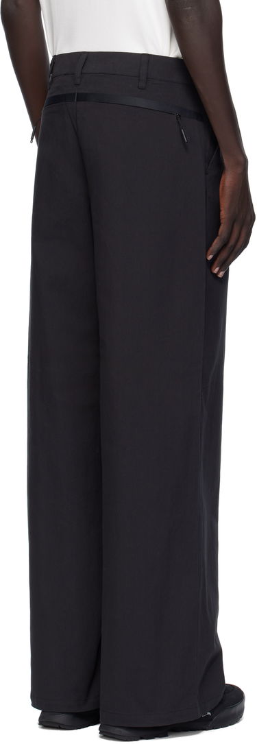 Nohavice HELIOT EMIL Heliot Emil Kathemera Wide Leg Trousers Čierna | AW25_M_10_210_BLK01, 2