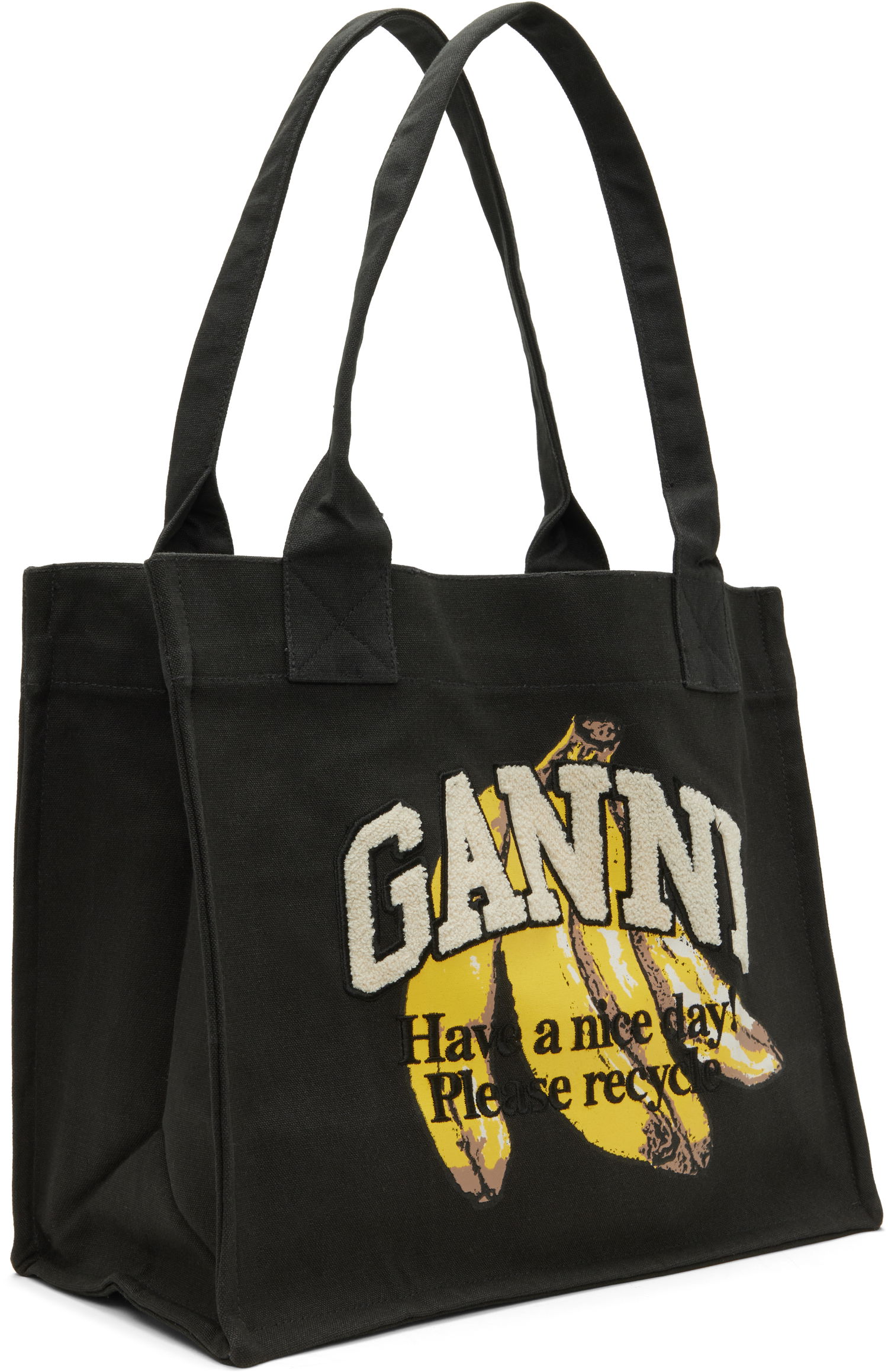 Tote bag GANNI Banana Large Tote Čierna | A6897, 1