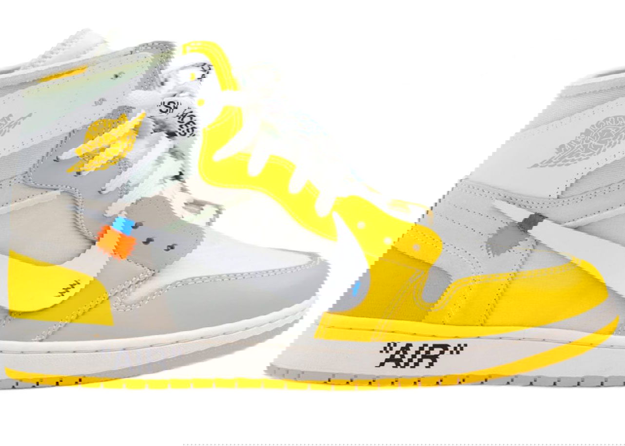 Tenisky a topánky Jordan Air Jordan 1 Retro High 'Off-White Canary Yellow' Žltá | AQ0818-149, 0
