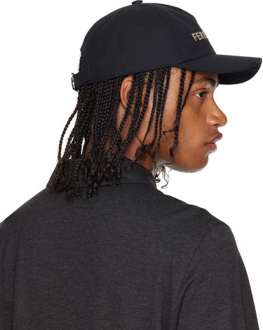 Šiltovka FERRAGAMO Ferragamo Core Signature Baseball Cap Čierna | 783391, 2