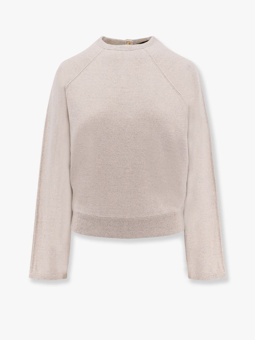 Sveter Loro Piana Loro Piana Brienno Cropped Sweater Béžová | FAP0750A0JV
