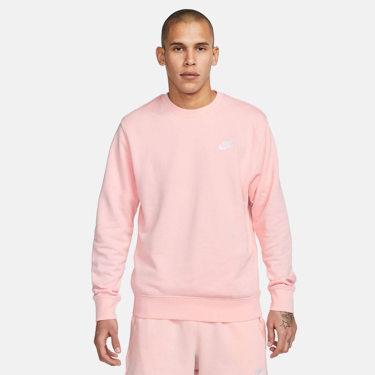 Mikina Nike Sportswear Club Crewneck Ružová | BV2666-686, 1