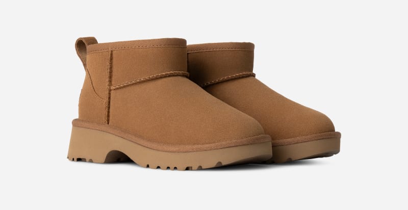 Tenisky a topánky UGG UGG Classic Ultra Mini New Heights Boots Hnedá | 1157732K-CHE, 1