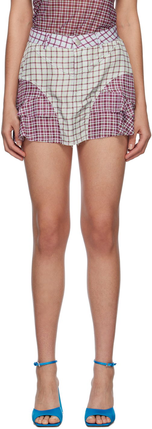 Sukňa Miaou Miaou Houndstooth Miniskirt Rôznofarebný | 4030TAFBRS, 0