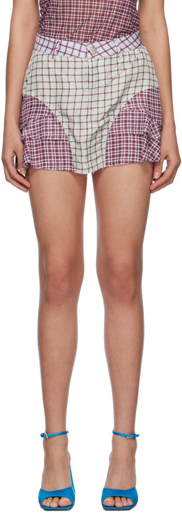 Sukňa Miaou Miaou Houndstooth Miniskirt Rôznofarebný | 4030TAFBRS, 0