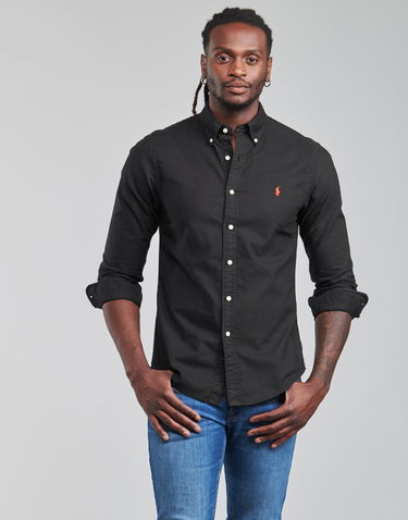 Košeľa Polo by Ralph Lauren Long Sleeve Shirt Čierna | 710772288001-NOS, 1