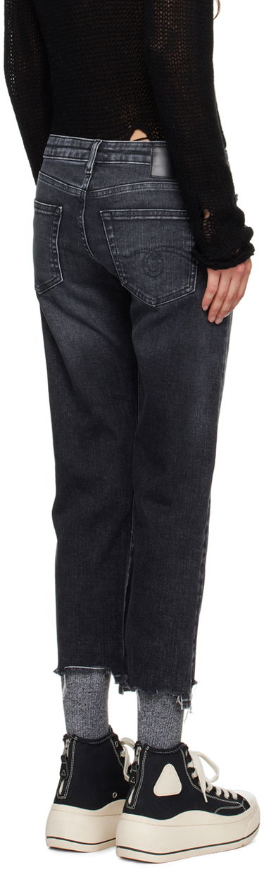 Džínsy R13 R13 Boy Straight Jeans Čierna | R13W0091-816B, 2
