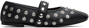 Tenisky a topánky Stella McCartney Stella McCartney Ryder Popper-Studded Ballerina Flats Čierna | 810473W1IL0, 0