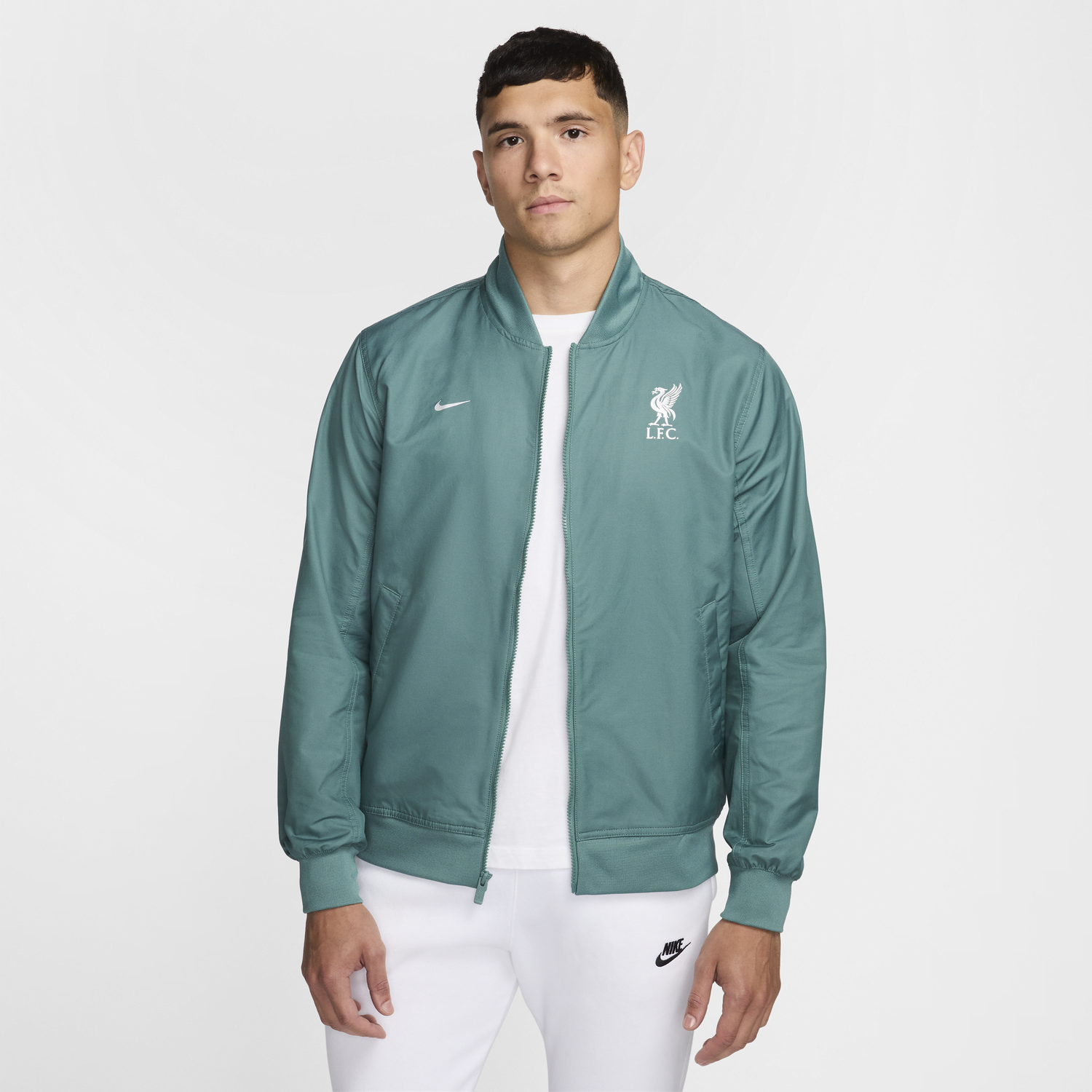 Bomber bunda Nike Liverpool FC Sport Essentials Tyrkysová | FV6255-361, 0