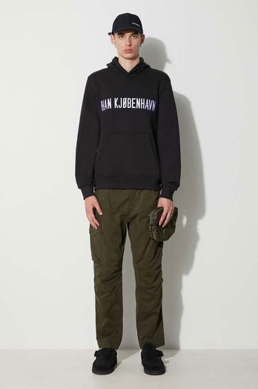 Mikina Han Kjøbenhavn Hoodie With Applique Čierna | M.132956, 1