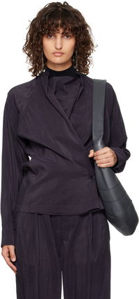 Lemaire Twisted Wrap Blouse