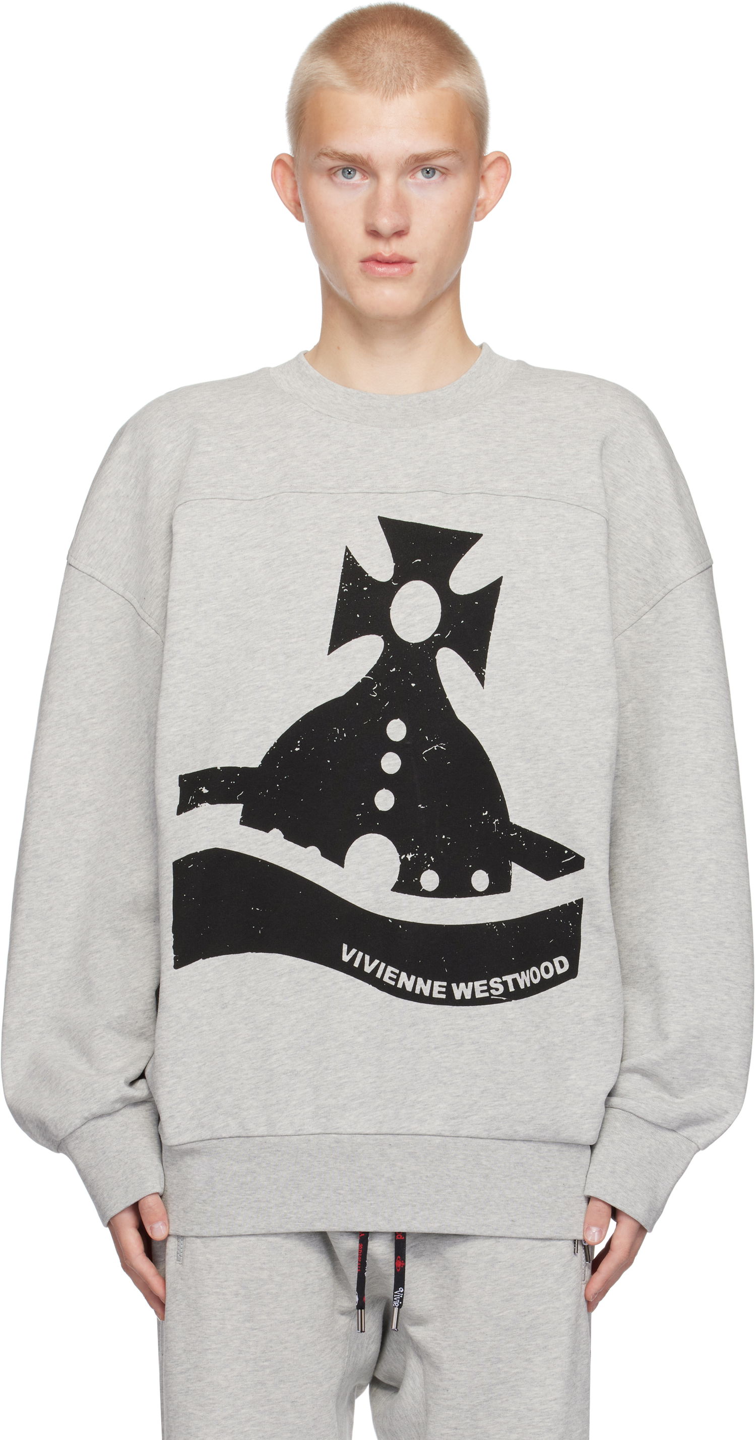Mikina Vivienne Westwood Sander Sweatshirt Šedá | 2I01000F-J006O-, 0