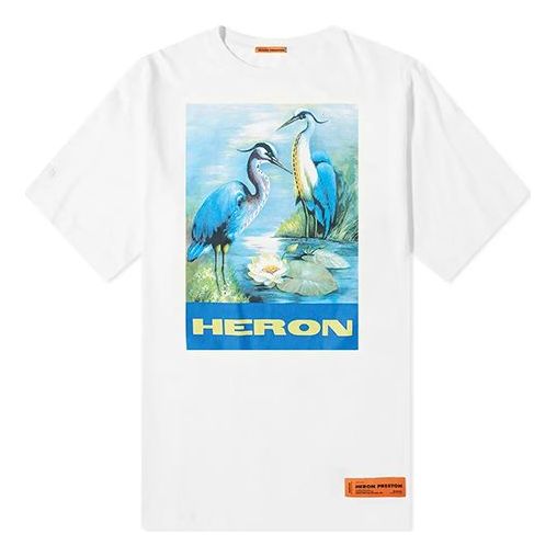 Tričko HERON PRESTON Heron Preston Painting Graphic T-Shirt Biela | HMAA001F197600010288
