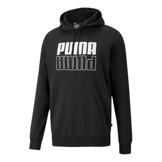 Mikina Puma Logo Drawstring Hoodie Čierna | 846557-01, 0