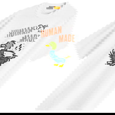 Tričko Human Made Human Made Duck Overalls Graphic T-Shirt, Size Large Biela | HM29TE006-WHT, 0