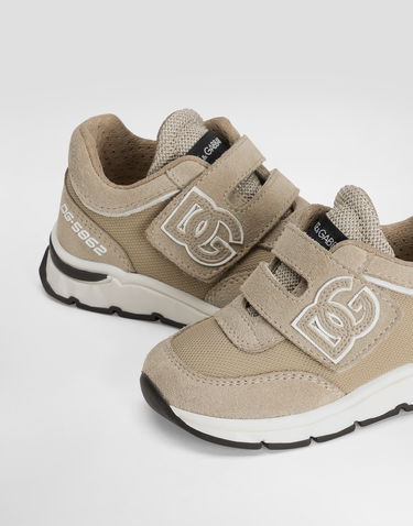 Doplnky Dolce & Gabbana Dolce & Gabbana DG Running Mesh and Split Leather First Steps (19-26) Béžová | DN0199AA9548B183, 3