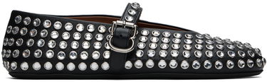 Oblečenie Alaïa ALAÏA Lambskin Ballerina Flats with Strass Čierna | AA3A029CK116, 0
