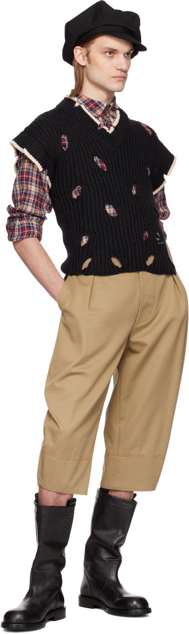 Sveter Vivienne Westwood Vivienne Westwood Slash Knit Vest Čierna | 38030050-Y003H-, 3