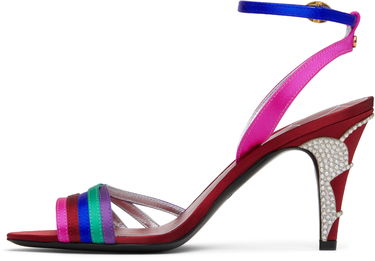 Doplnky Valentino Valentino Garavani Ladycrush Satin Heeled Sandals Rôznofarebný | 6W2S0LD3CXN, 2