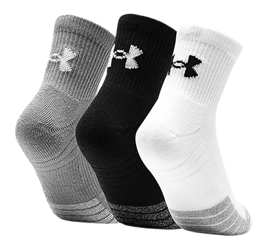 Ponožky Under Armour Heatgear Quarter 3-Pack Socks Šedá | 1353262-002, 1