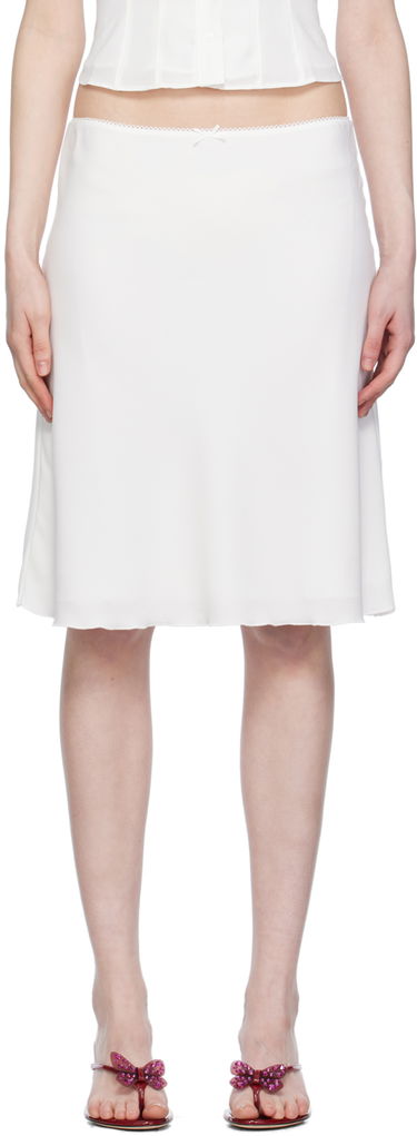 Sukňa GUIZIO Guizio Paloma Midi Skirt Biela | C00304W016, 0