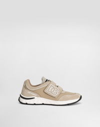 Dolce & Gabbana Dg Running Mesh And Split Leather