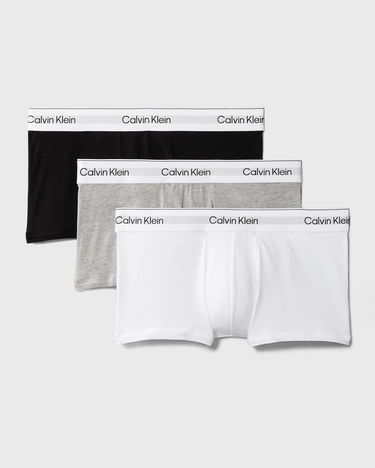 Boxerky CALVIN KLEIN Calvin Klein Low Rise Trunk Underwear 3-Pack Šedá | LV00NB4389MP1, 0