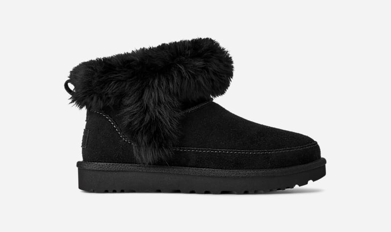 Tenisky a topánky UGG Suede Classic Ultra Mini Chalet Boot Čierna | 1173832-BLK