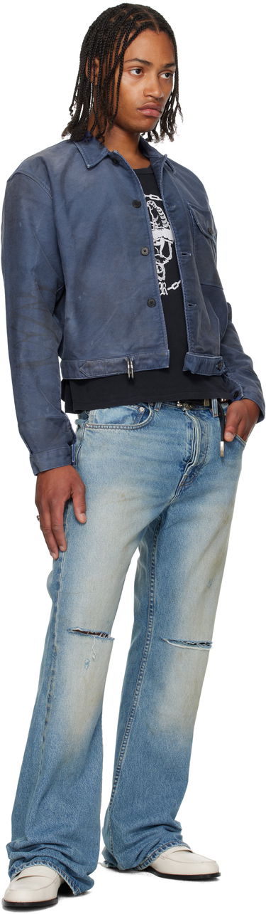 Džínsy Enfants Riches Déprimés Enfants Riches Déprimés Wider Flare Leg Jeans Modrá | 050-399, 4