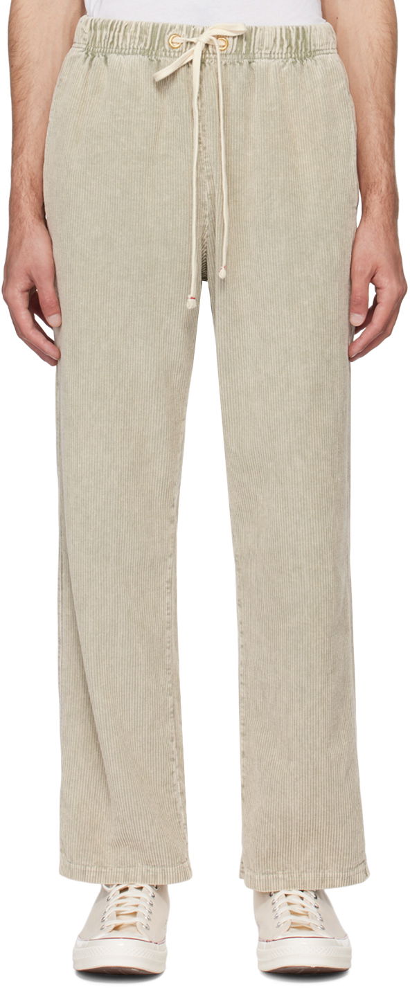 Nohavice LES TIEN Classic Trousers "Khaki" Béžová | WC-3044-MW