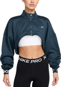 Cropped Fleece Sweatshirt