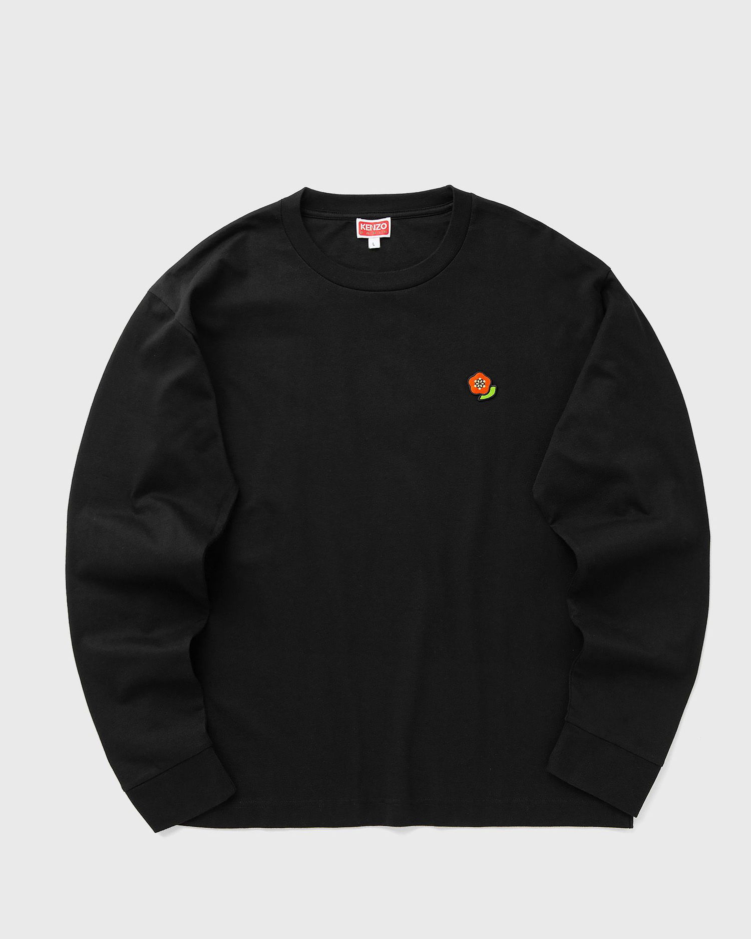 Tričko KENZO Kenzo Pop Embroidered Classic Long Sleeve Tee Čierna | FF55TS5294SG.99J, 0