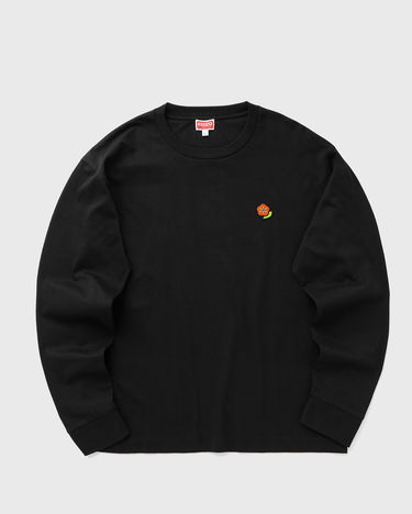 Tričko KENZO Kenzo Pop Embroidered Classic Long Sleeve Tee Čierna | FF55TS5294SG.99J, 0