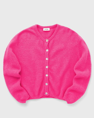 Sveter American Vintage VITOW VEST Cardigan Ružová | VITO19EH24-ROSE-FLUO-CHINE, 0