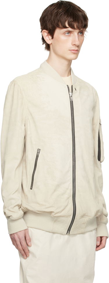Bomber bunda Rick Owens Rick Owens Hollywood Classic Flight Leather Jacket Čierna | RU01E5778 LBA, 4