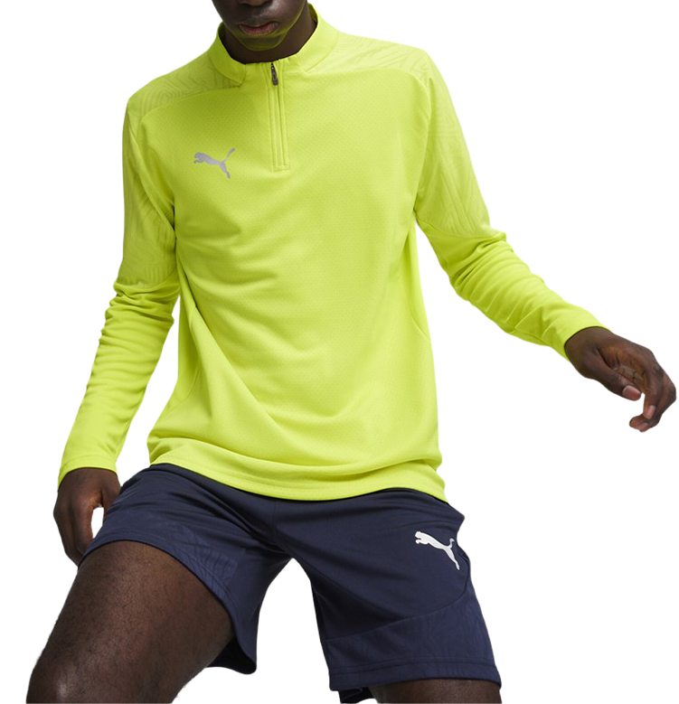 Tričko Puma teamFINAL Training 1/4 Zip Top Žltá | 658551-30, 0