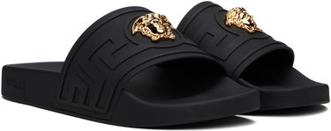 Tenisky a topánky Versace Versace 'La Medusa' Slides Čierna | 1020535_1A15481, 3